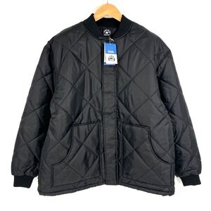 Polar King‎ by Key Men Montana Jacket Black Quilted Workwear Coat XL 303.01